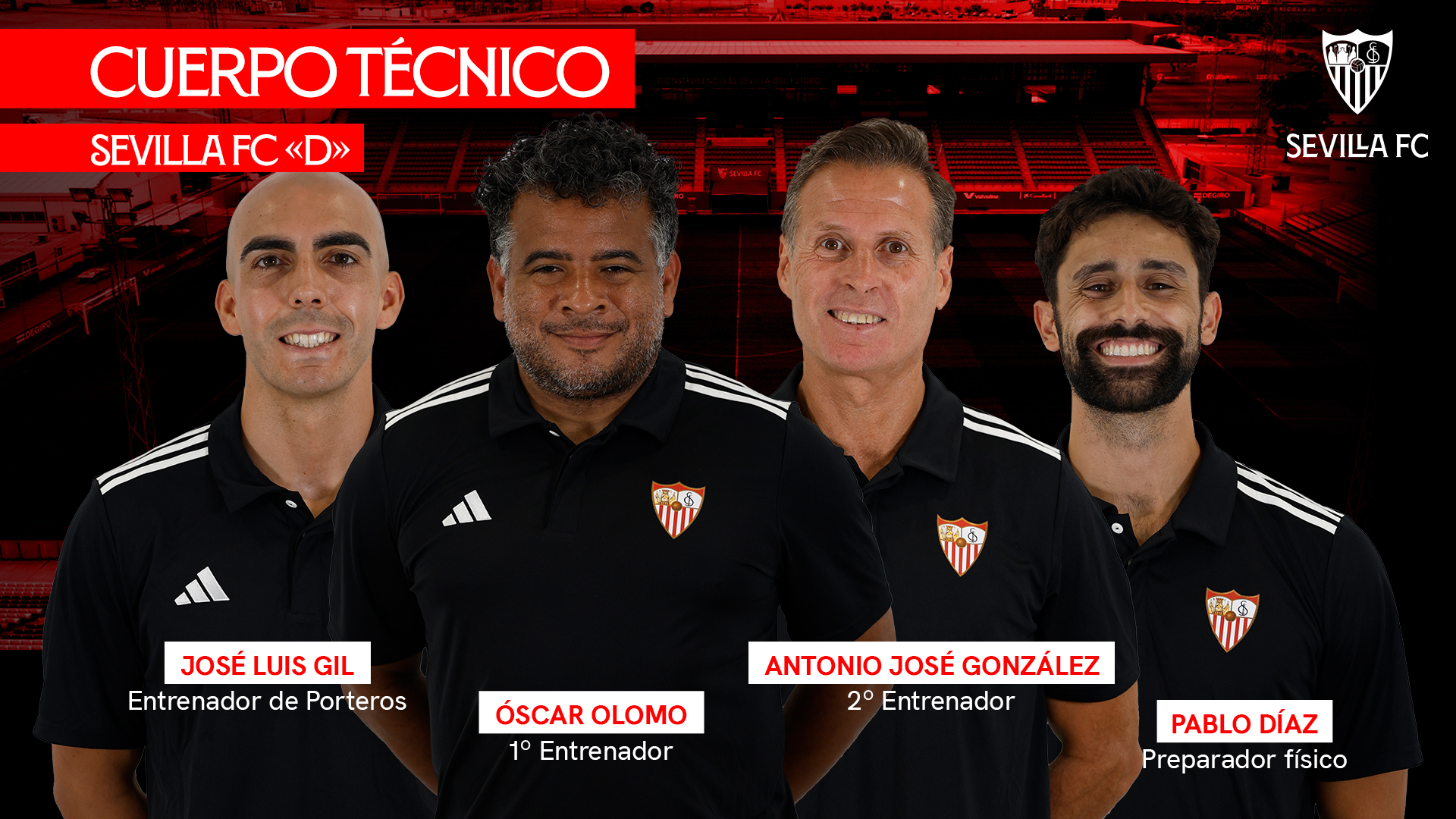 Sevilla FC “D” confirms coaching staff for the 2025/26 season