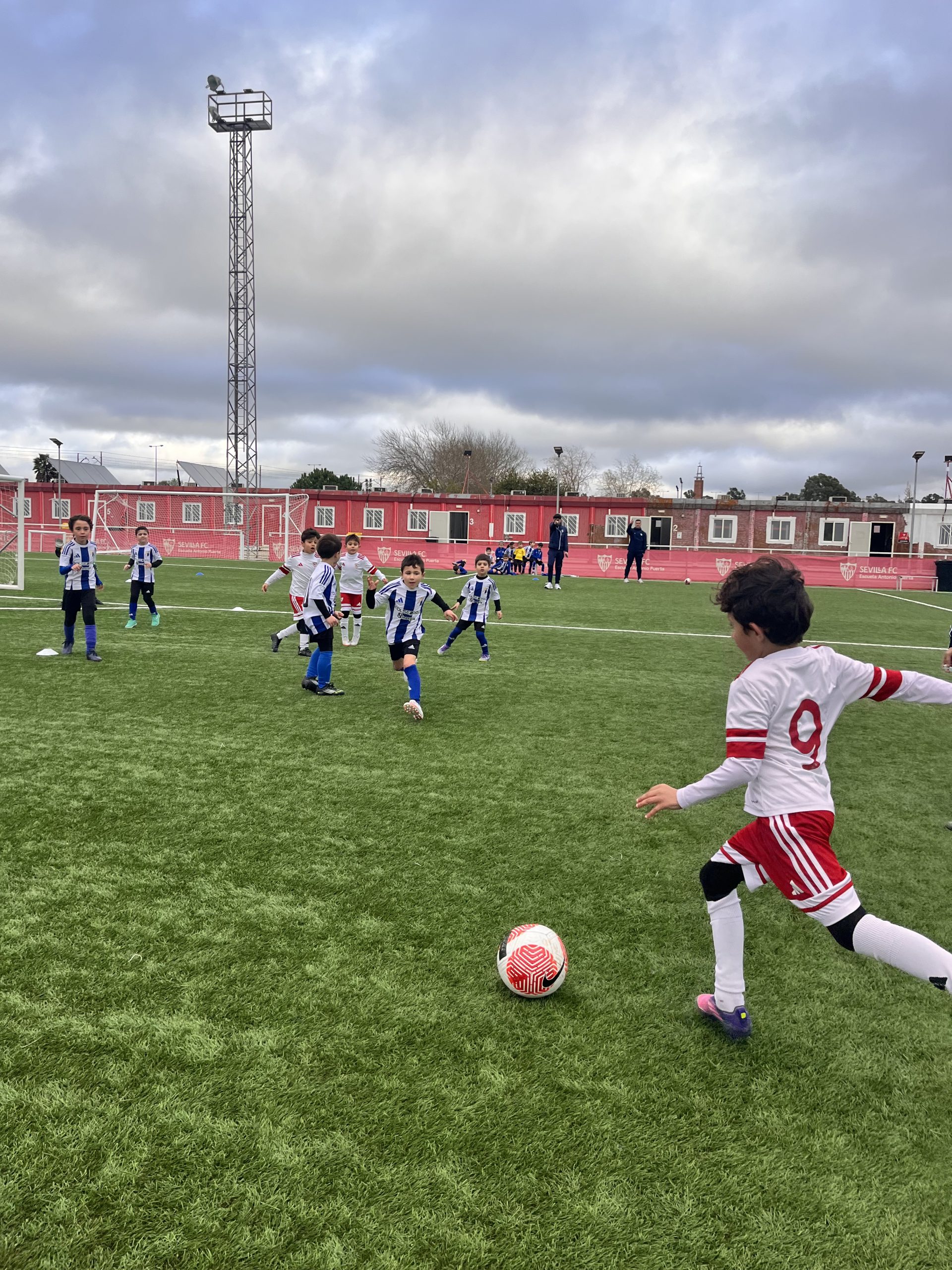 Sporting get-together of the Sevilla FC Academy with C.D. Santiponce