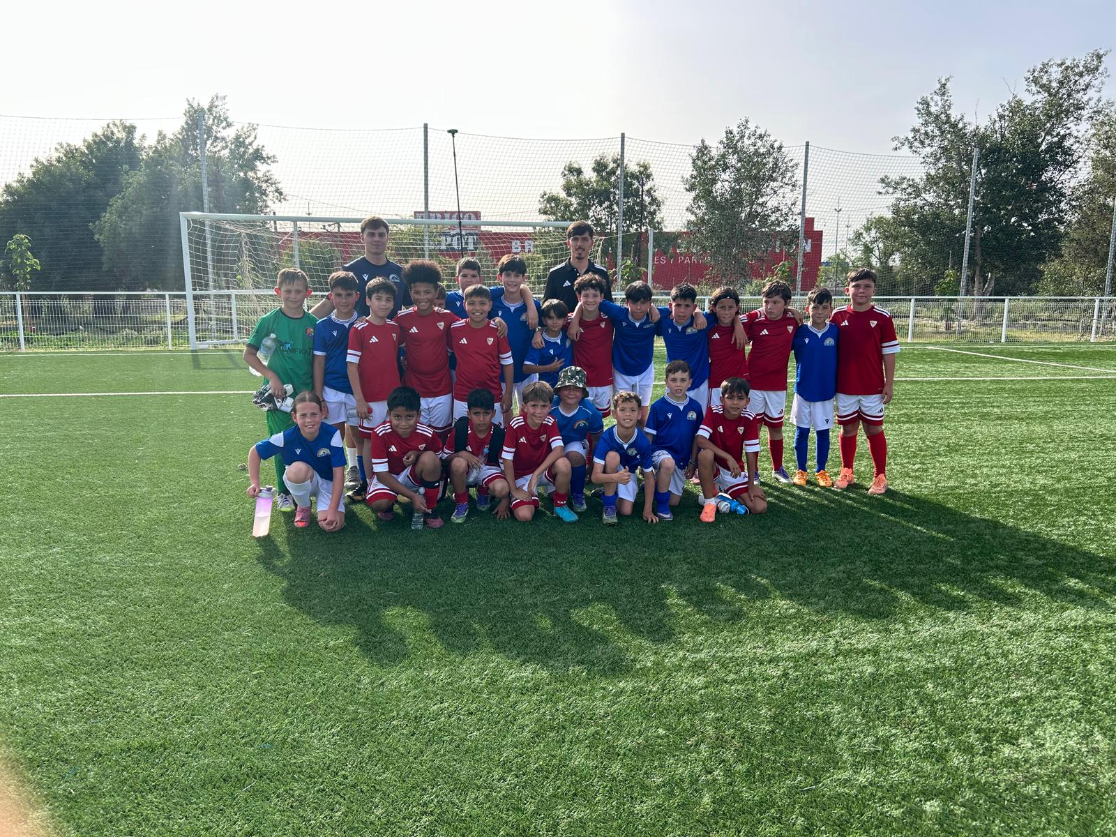 Jornada de convivencia de la Sevilla FC Academy junto al CSD Vistazul