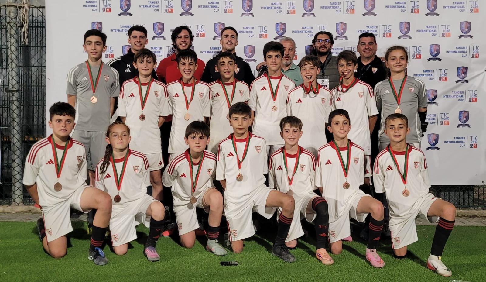 La Sevilla FC Academy firma una destacada actuación en la Tangier International Cup